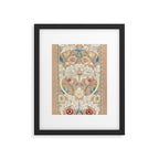 William Morris Antique Floral Embroidery Panel 1875 Framed Art Print Gallery Image 5