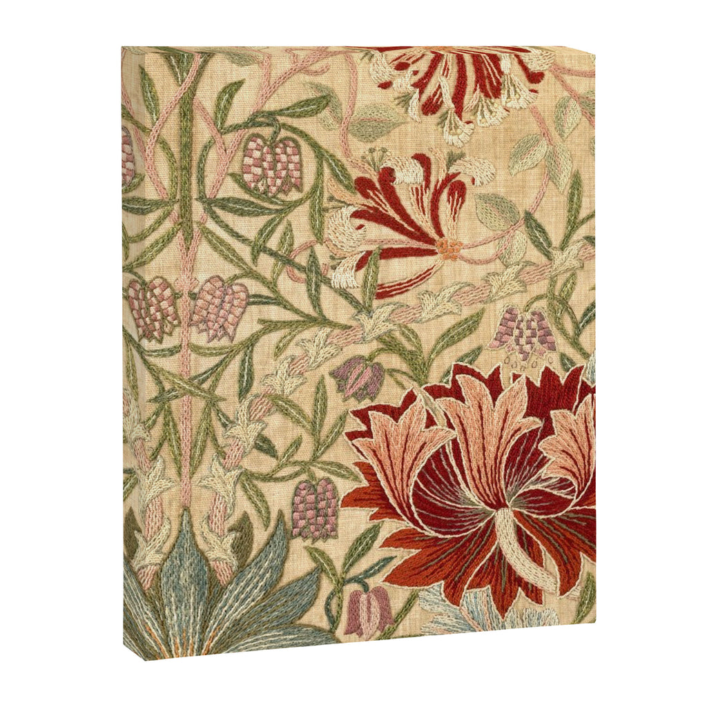 William Morris Antique Honeysuckle Embroidery Canvas Print Gallery Image 8