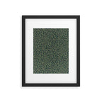 William Morris Antique Oak Leaf Teal Slate Framed Art Print Gallery Image 6