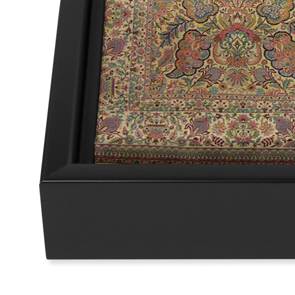 William Morris Antique Persian Floral Framed Canvas Print Gallery Image 3
