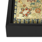 William Morris Antique Redcar Persian Floral Framed Canvas Print Gallery Image 3