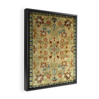 William Morris Antique Redcar Persian Floral Framed Canvas Print Gallery Image 2