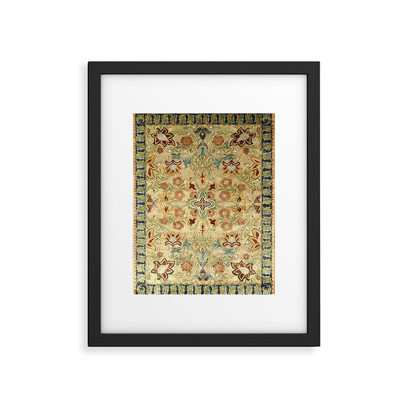 William Morris Antique Redcar Persian Floral Framed Art Print Gallery Image 5