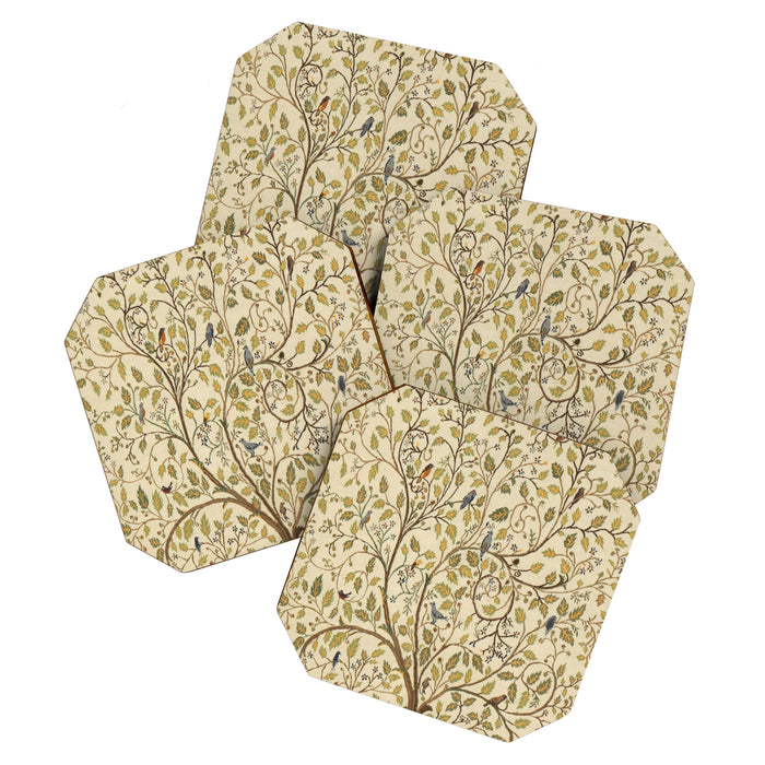 William Morris Antique Tree of Life Coaster Gallery Image 1