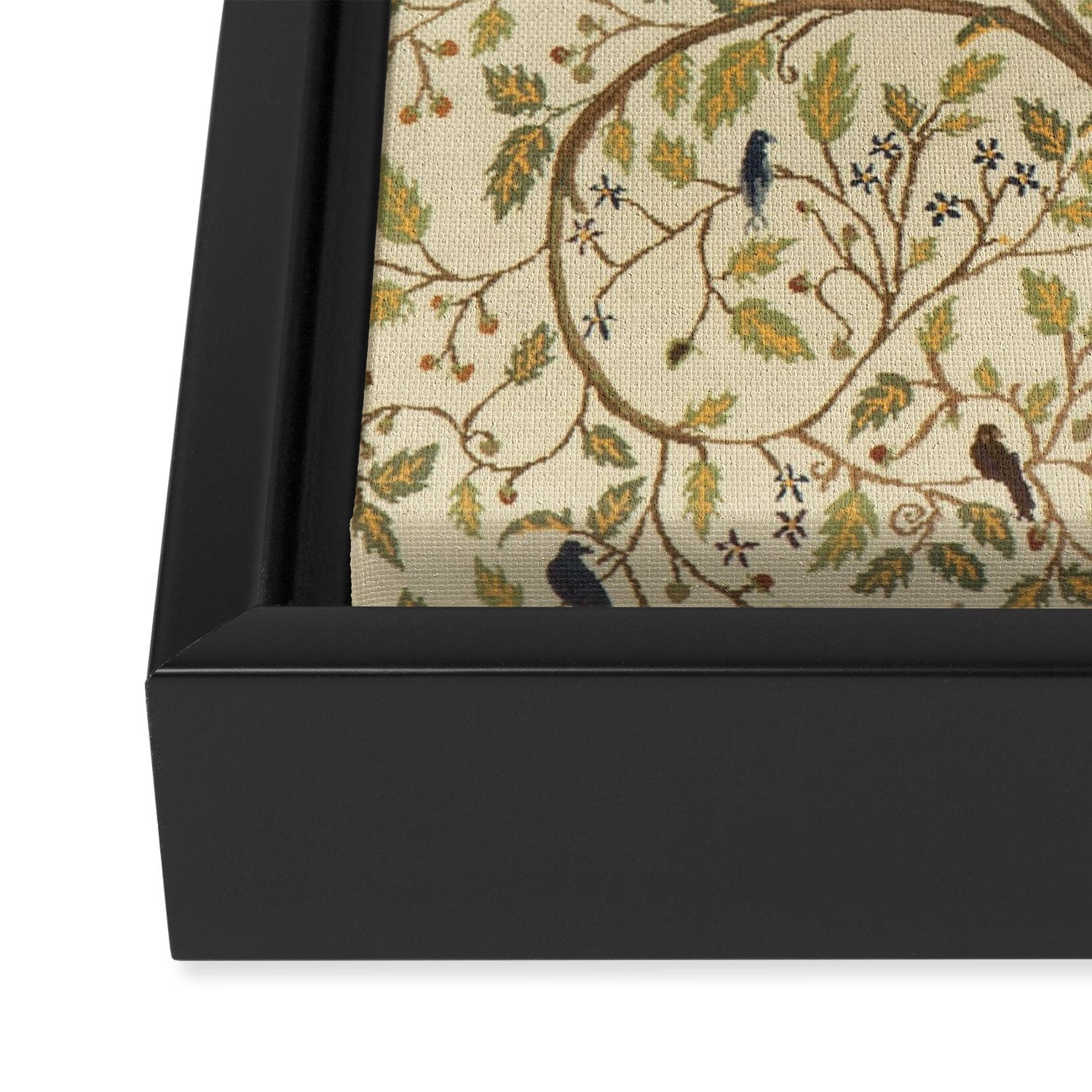 William Morris Antique Tree of Life Framed Canvas Print Gallery Image 3