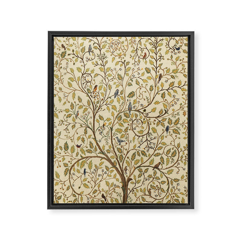 William Morris Antique Tree of Life Framed Canvas Print Gallery Image 6