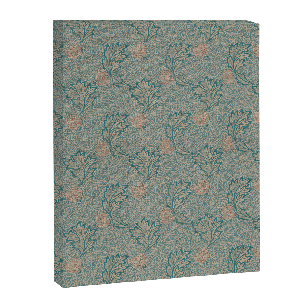 William Morris Apple Indigo Antique Gold Pattern Canvas Print Gallery Image 8