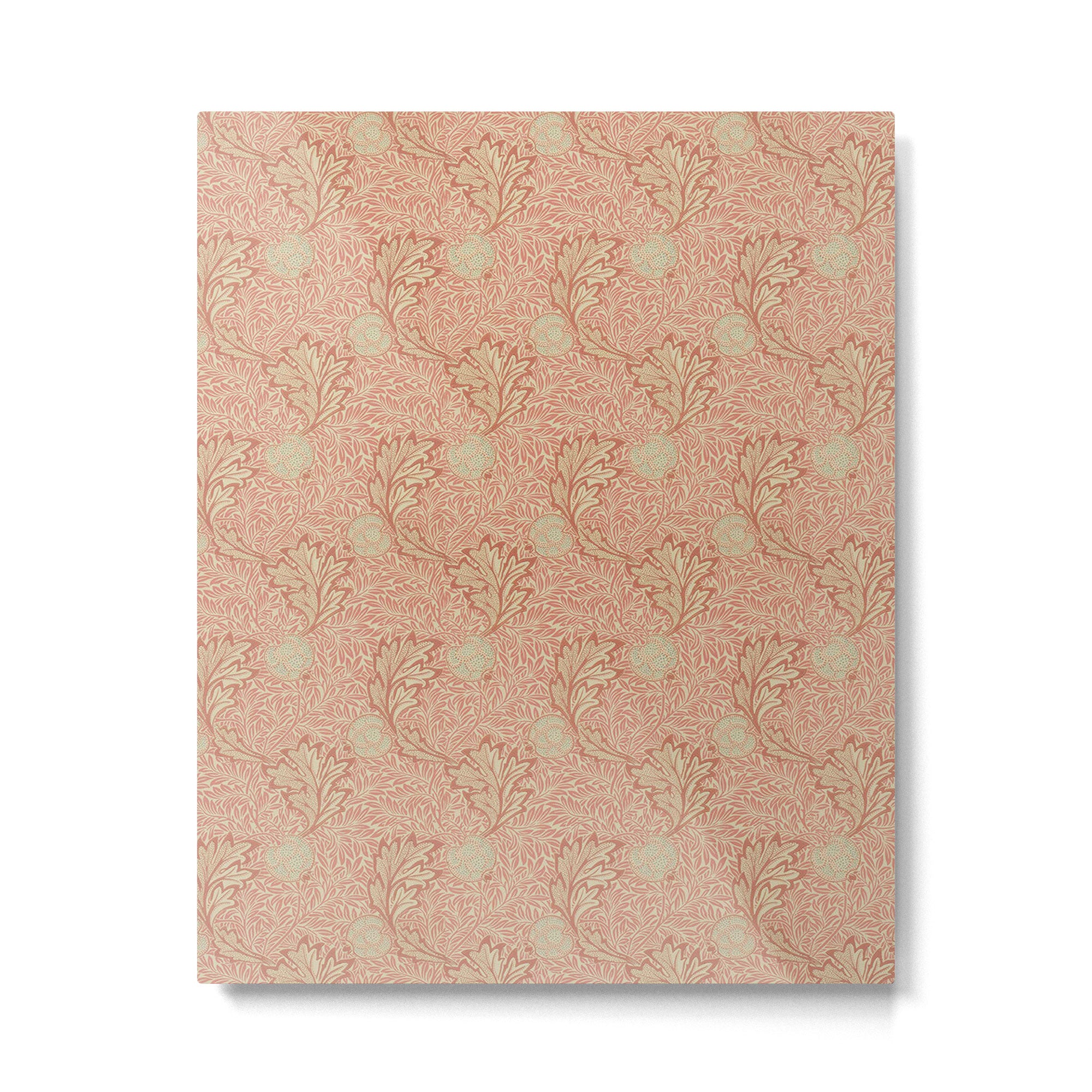 William Morris Apple Red Rust Gold Pattern Metal Print Gallery Image 6
