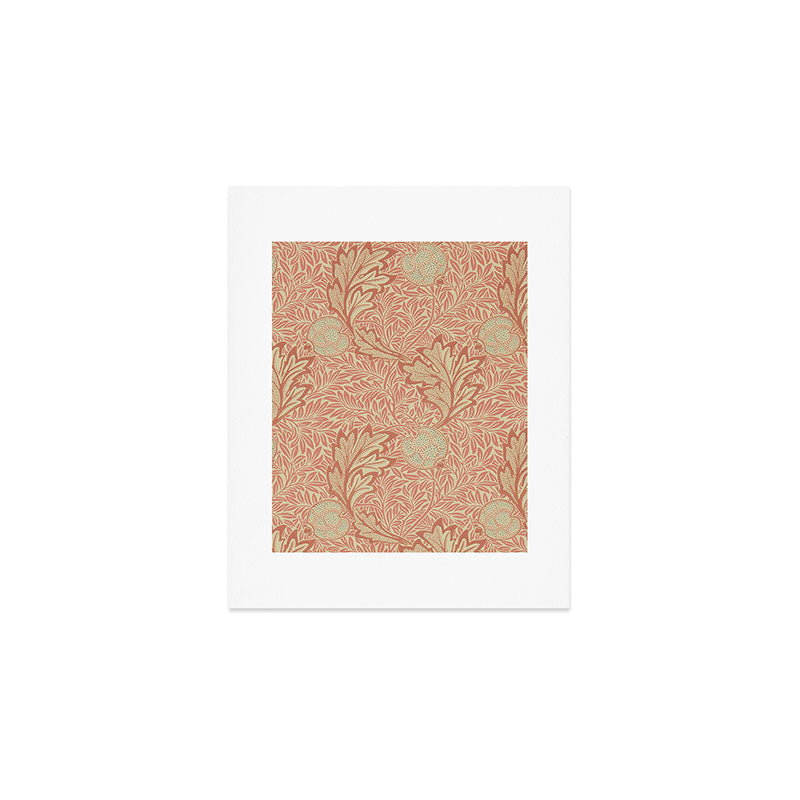William Morris Apple Rust Gold Vintage Pattern Art Print Gallery Image 1