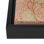 William Morris Apple Rust Gold Vintage Pattern Framed Canvas Print Gallery Image 3