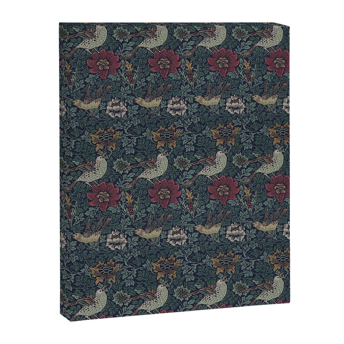 William Morris Bird and Anemone Forest Indigo Canvas Print Gallery Image 1