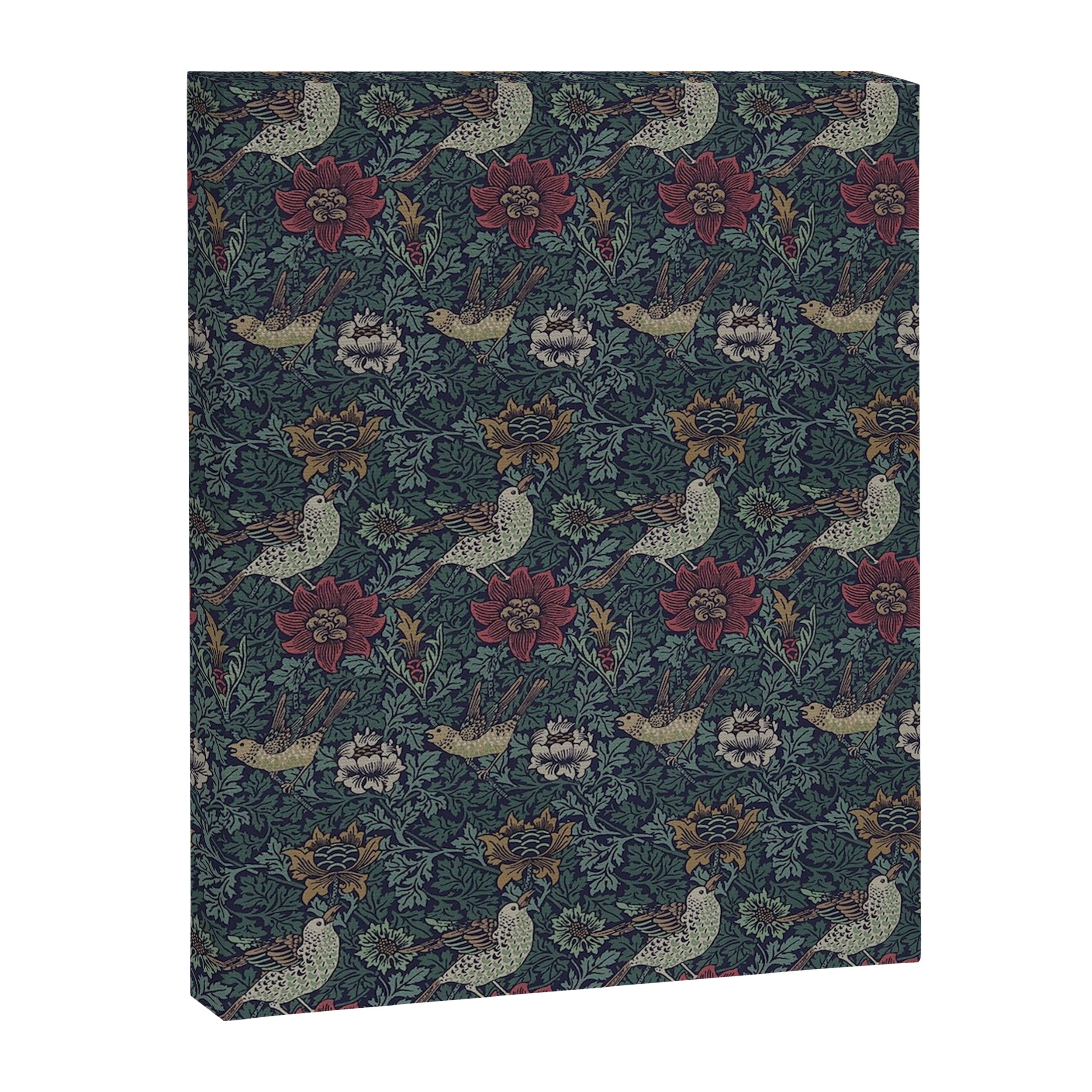 William Morris Bird and Anemone Forest Indigo Canvas Print Gallery Image 8