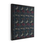 William Morris Bird and Anemone Forest Indigo Framed Canvas Print Gallery Image 2