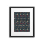 William Morris Bird and Anemone Forest Indigo Framed Art Print Gallery Image 6