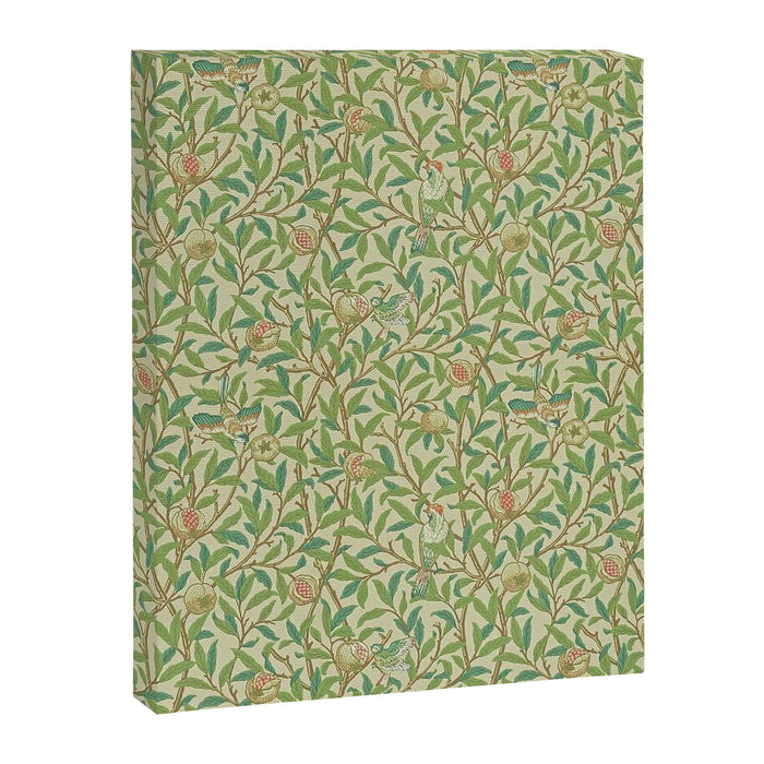 William Morris Bird and Pomegranate Green Parchment Canvas Print Gallery Image 1