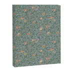 William Morris Bird and Pomegranate Turquoise Coral Canvas Print Gallery Image 8