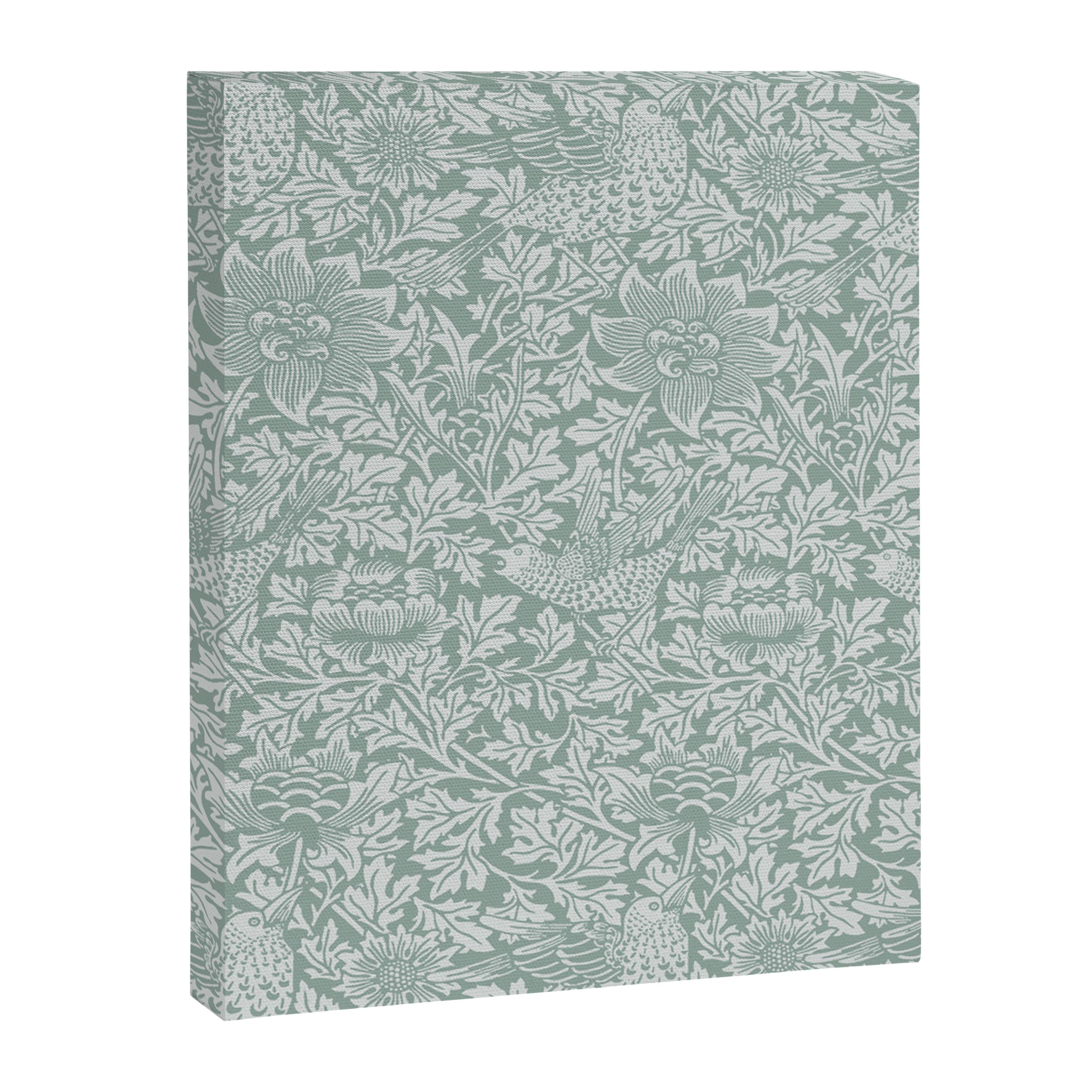 William Morris Bird & Anemone Powder Blue Canvas Print Gallery Image 8