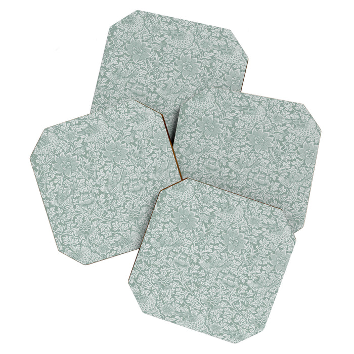 William Morris Bird & Anemone Powder Blue Coaster Gallery Image 1