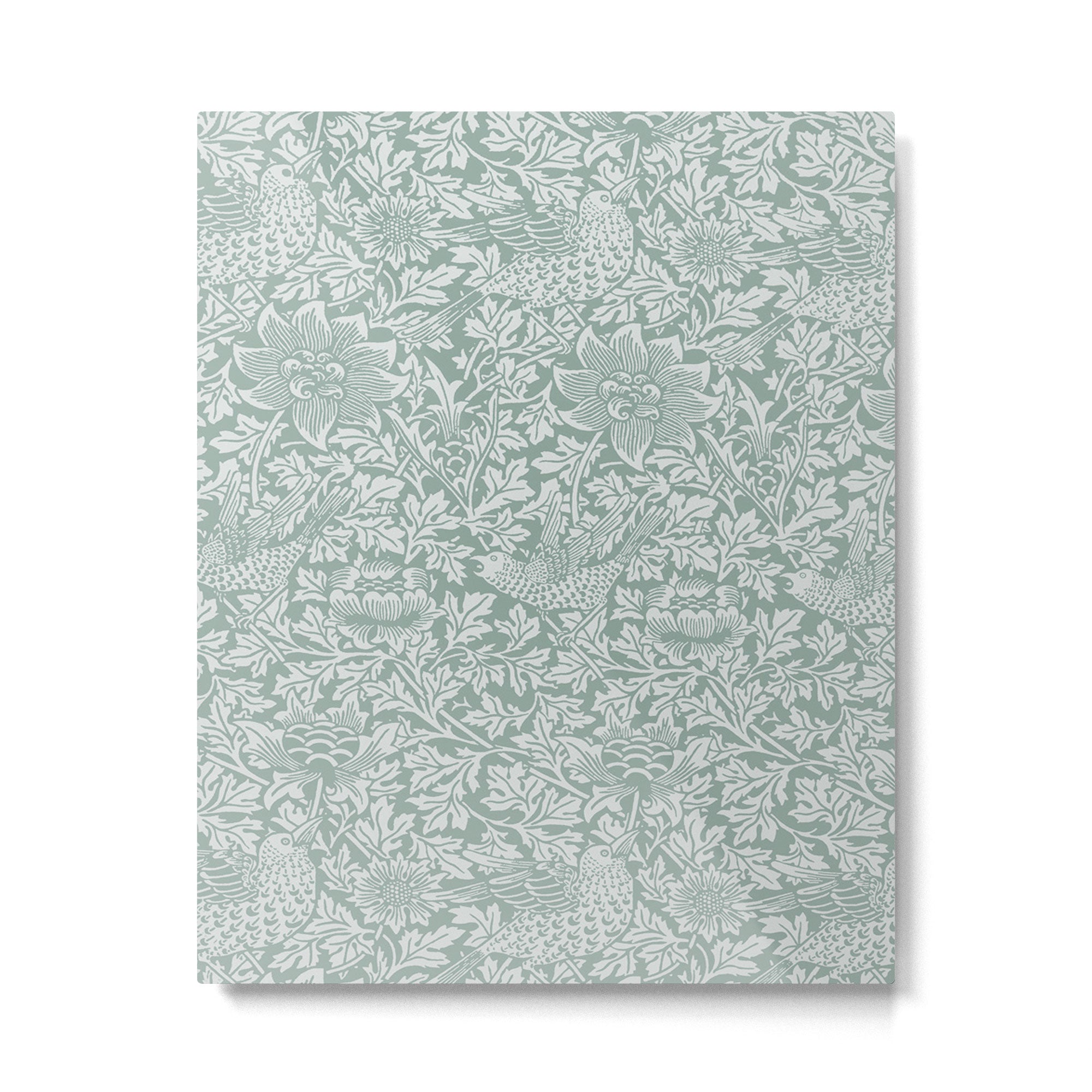 William Morris Bird & Anemone Powder Blue Metal Print Gallery Image 6