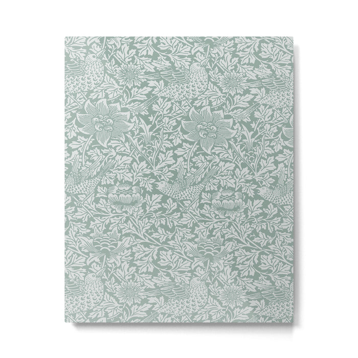William Morris Bird & Anemone Powder Blue Metal Print Gallery Image 1