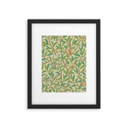 William Morris Bird & Pomegranate Bayleaf and Cream Framed Art Print Gallery Image 6