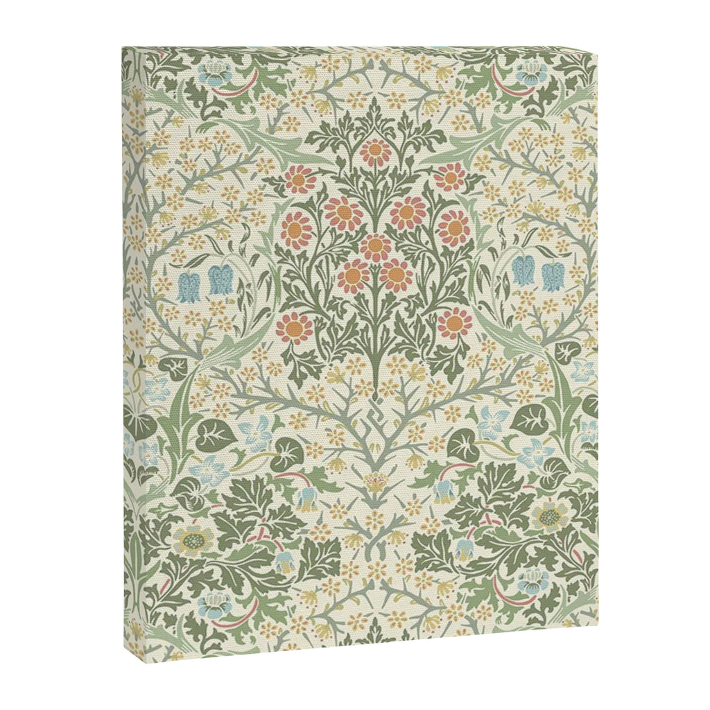 William Morris Blackthorn Cream Pastel Floral Canvas Print Gallery Image 8