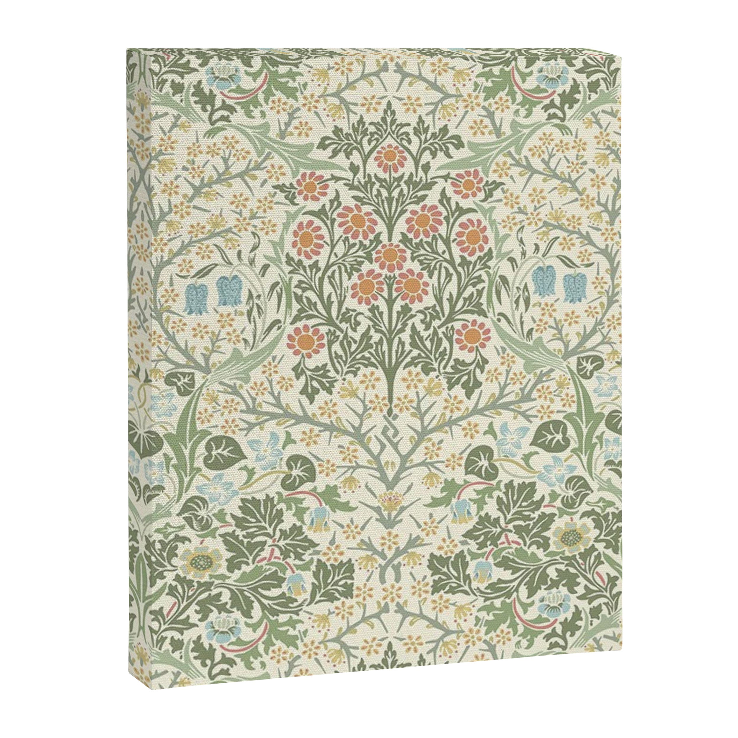 William Morris Blackthorn Cream Pastel Floral Canvas Print Gallery Image 8