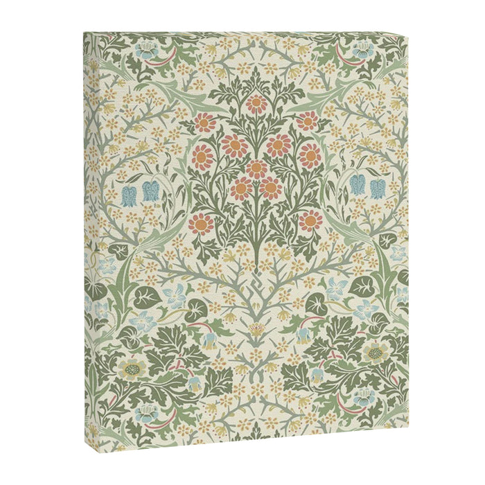 William Morris Blackthorn Cream Pastel Floral Canvas Print Gallery Image 1