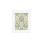 William Morris Blackthorn Cream Pastel Floral Art Print Gallery Image 1