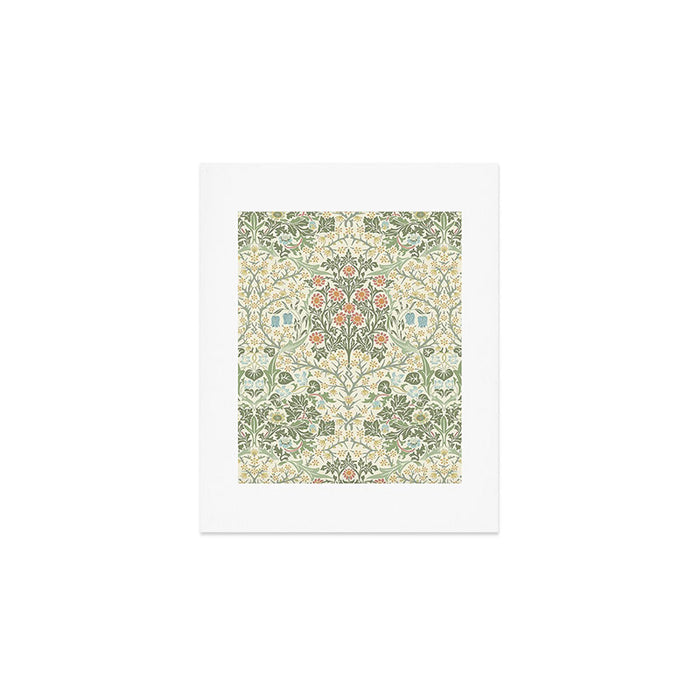 William Morris Blackthorn Cream Pastel Floral Art Print Gallery Image 1