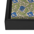 William Morris Blue Anemone  Framed Canvas Print Gallery Image 3