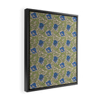 William Morris Blue Anemone  Framed Canvas Print Gallery Image 2