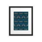 William Morris Blue Birds Vintage Pattern Framed Art Print Gallery Image 5