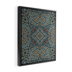 William Morris Blue Framed Canvas Print Gallery Image 2