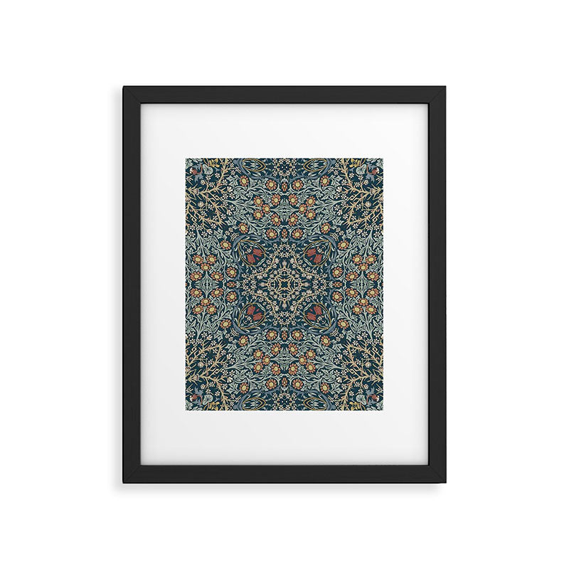 William Morris Blue Framed Art Print Gallery Image 6