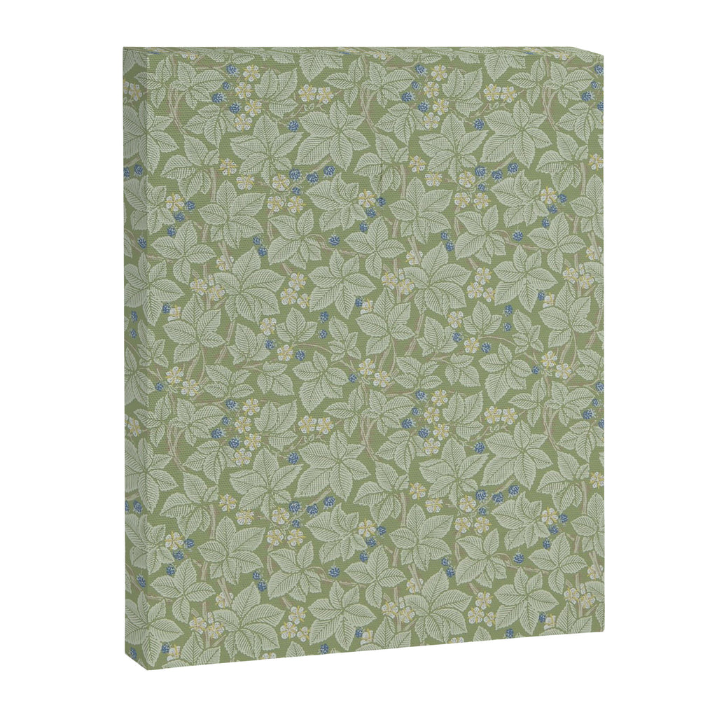 William Morris Bramble Thyme Green Canvas Print Gallery Image 8