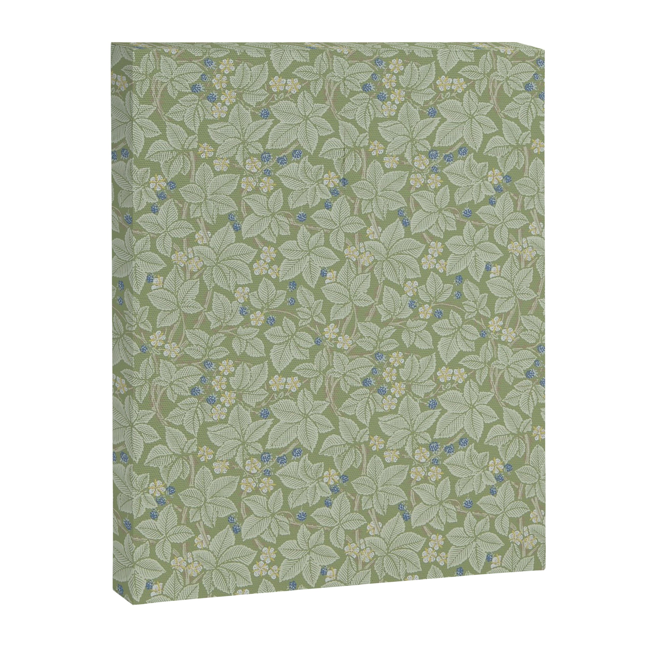 William Morris Bramble Thyme Green Canvas Print Gallery Image 8