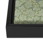 William Morris Bramble Thyme Green Framed Canvas Print Gallery Image 3