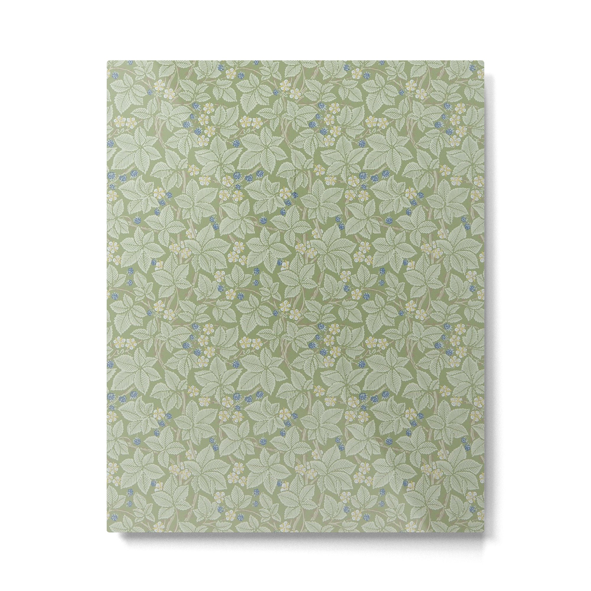William Morris Bramble Thyme Green Metal Print Gallery Image 6