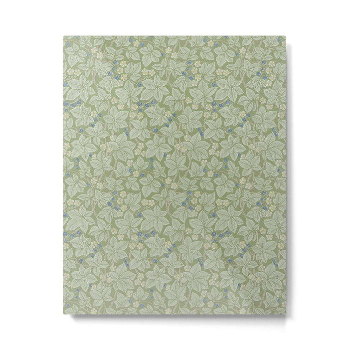 William Morris Bramble Thyme Green Metal Print Gallery Image 1
