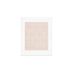 William Morris Brer Rabbit Faded Sea Pink Vintage Pattern Art Print Gallery Image 1