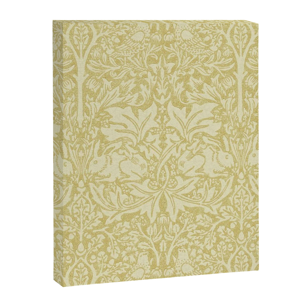 William Morris Brer Rabbit Golden Manilla Ivory Pattern  Canvas Print Gallery Image 8