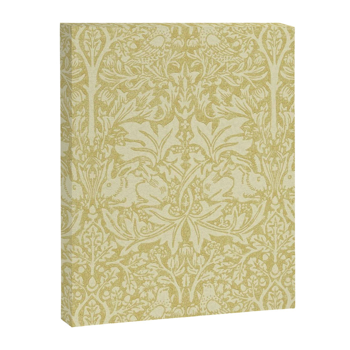 William Morris Brer Rabbit Golden Manilla Ivory Pattern  Canvas Print Gallery Image 1