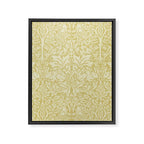 William Morris Brer Rabbit Golden Manilla Ivory Pattern  Framed Canvas Print Gallery Image 8