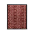 William Morris Brophy Trellis Russet Gold Framed Canvas Print Gallery Image 8
