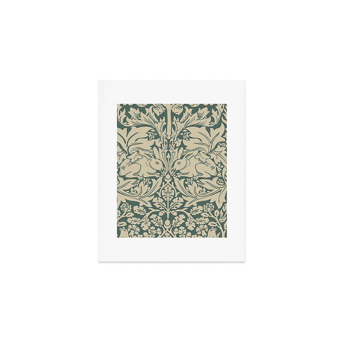 William Morris Brother Rabbit Sage Green Brer Art Art Print Gallery Image 1
