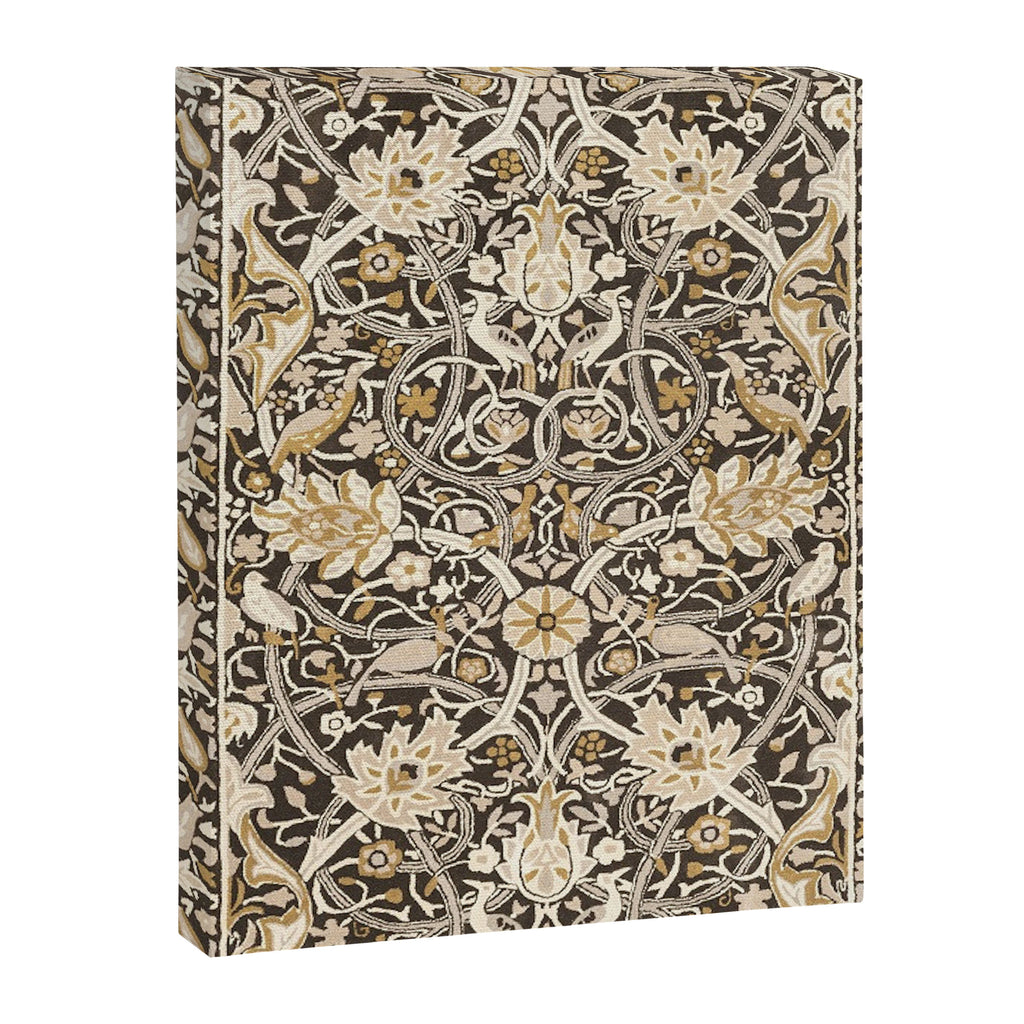 William Morris Bullerswood Charcoal Mustard Canvas Print Gallery Image 6
