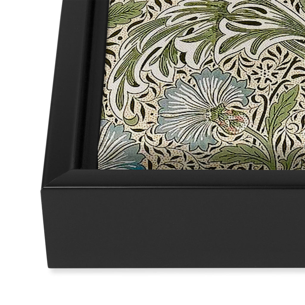 William Morris Corncockle Floral Framed Canvas Print Gallery Image 3
