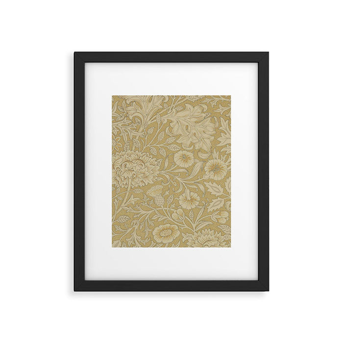 William Morris Double Bough Antique Gold Framed Art Print Gallery Image 1