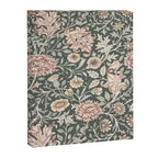 William Morris Double Bough Dark Green & Pink Floral Canvas Print Gallery Image 8